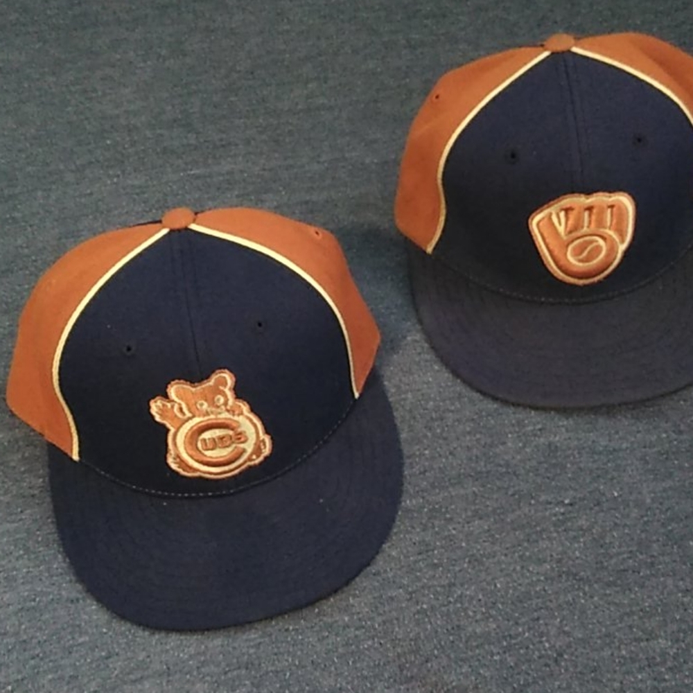 Slightly used men's baseball caps